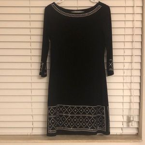 WHBM Black Dress lined XS
